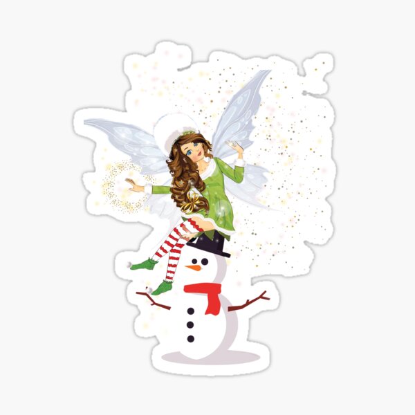 Item preview, Fairy Merry And the Magical Snowman™ designed and sold by TeelieTurner.