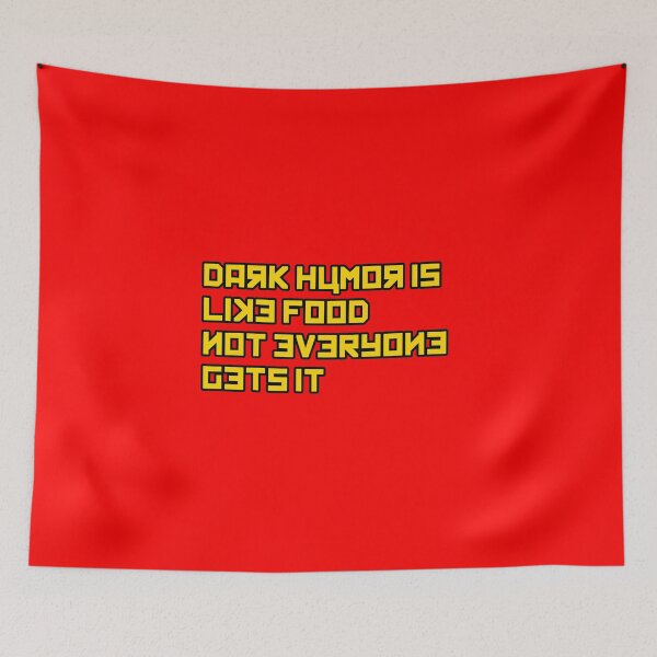 Item preview, Dark humor is like food not everyone gets it (pseudo cyrillic) designed and sold by GraphicTeesSuck.