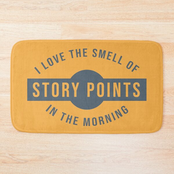 Item preview, I love the smell of story points in the morning (teal) designed and sold by svanaerschot.