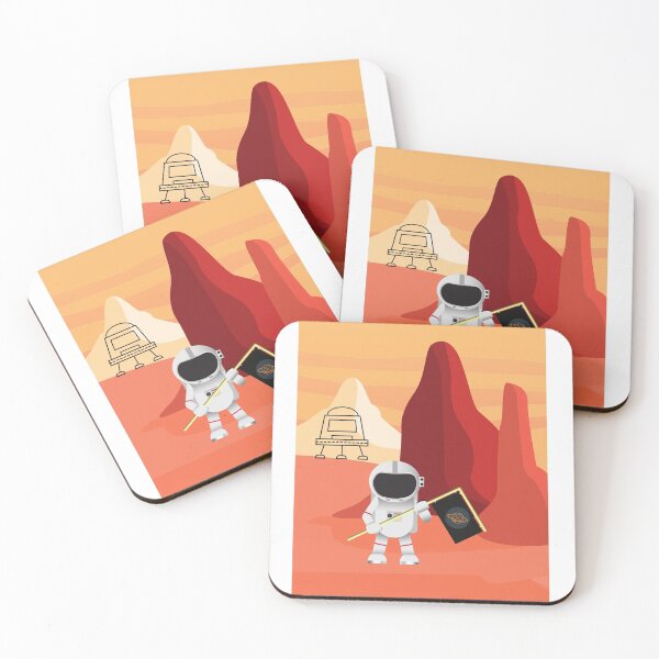 Item preview, City on Mars Red Planet Spaceman designed and sold by kyds.