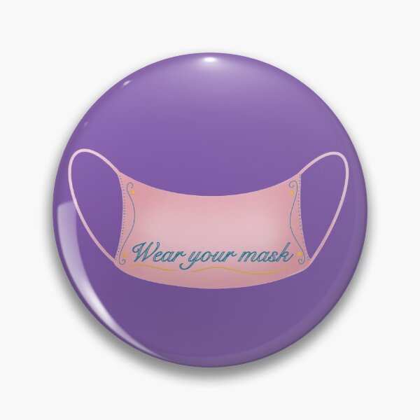 Item preview, Pink Wear Your Mask Covid-19 designed and sold by heidiloo.