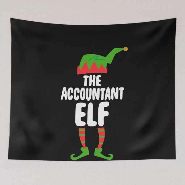 Item preview, The Accountant ELF  Family Christmas Holiday Gift designed and sold by Bendthetrend.
