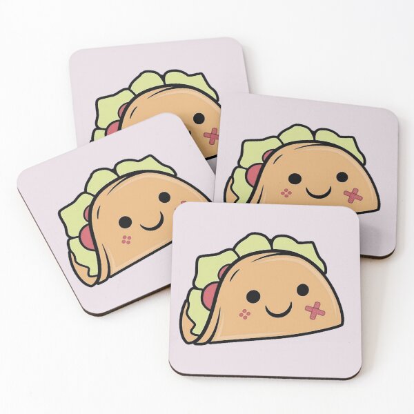 Item preview, Twenty4tim - Smiling Taco Artwork designed and sold by Ideas-Heaven.
