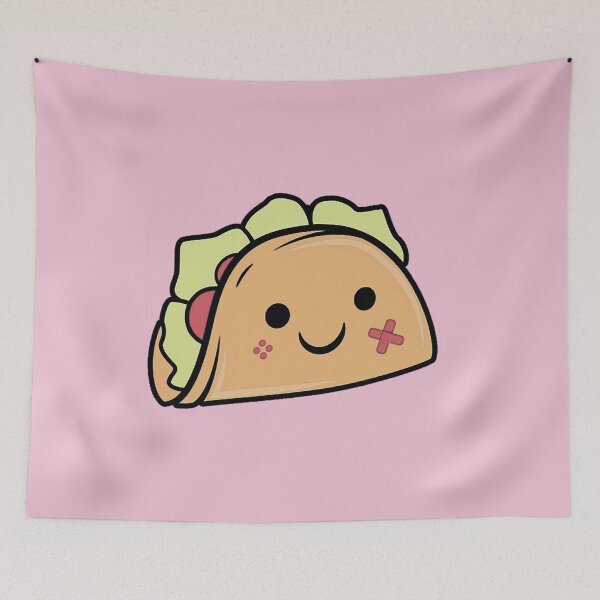 Item preview, Twenty4tim - Smiling Taco Artwork designed and sold by Ideas-Heaven.