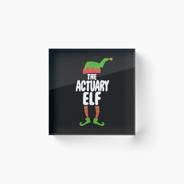 Item preview, Funny The Actuary ELF  Family Christmas Holiday Gifts designed and sold by Bendthetrend.
