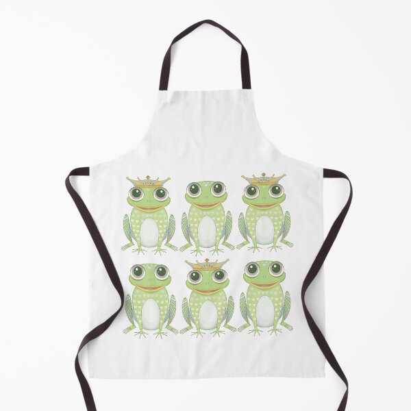 Item preview, 3 Crowned Frogs and 3 Crownless Frogs designed and sold by Jean Gregory Evans.