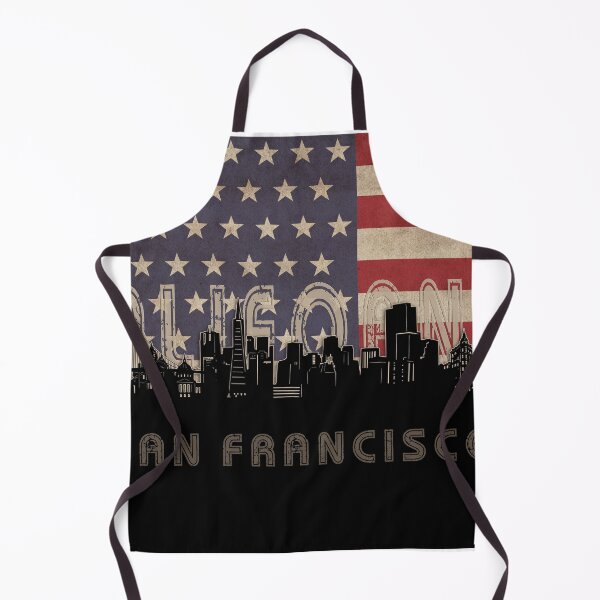 Item preview, san francisco skyline flag designed and sold by BekimART2.