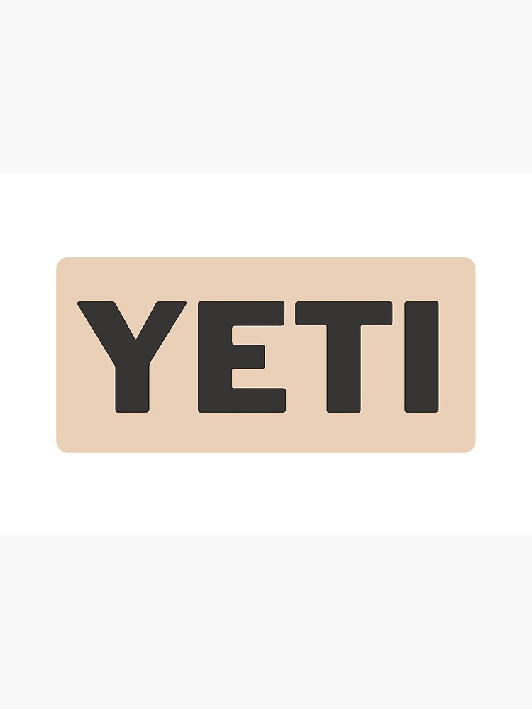 Orange Yeti Sticker Sticker for Sale by brookehend