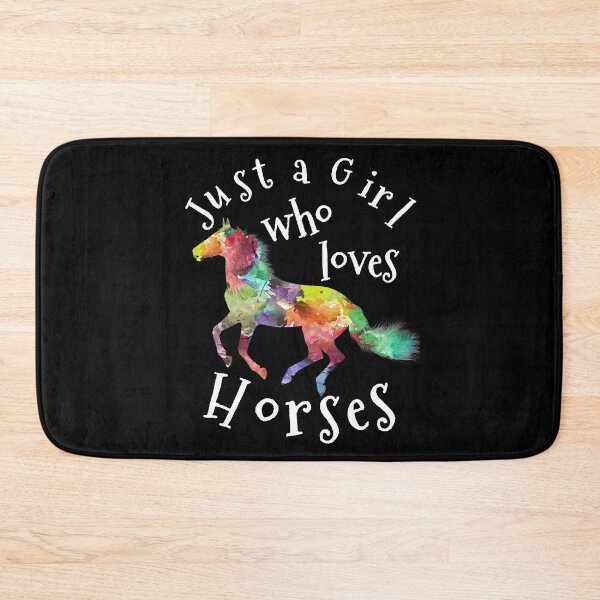 Item preview, Just a Girl Who Loves Horses design for Horse Lovers Girls designed and sold by NUMAcreations.