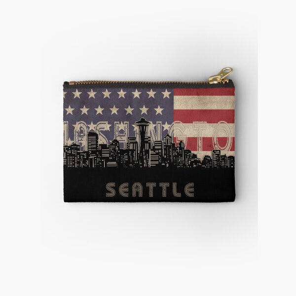 Item preview, seattle skyline flag designed and sold by BekimART2.