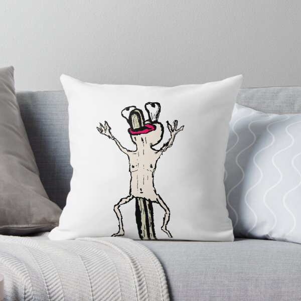Popsicle Steve Throw Pillow