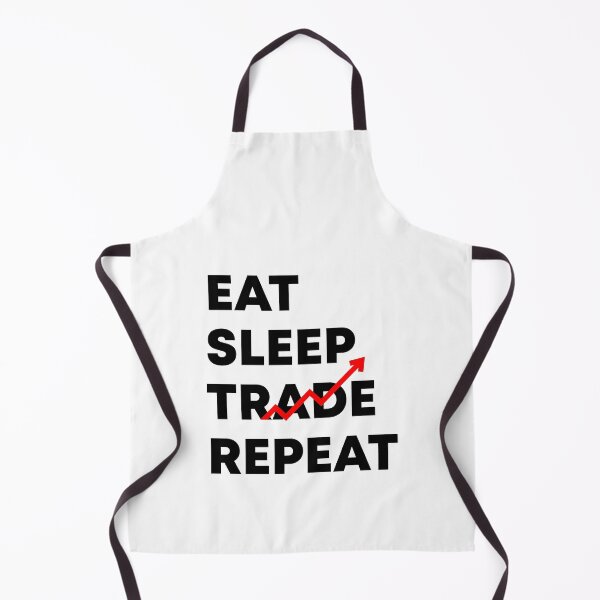 Item preview, Eat Sleep Trade Repeat Funny Stock Market Trader designed and sold by Vibe by Flow.