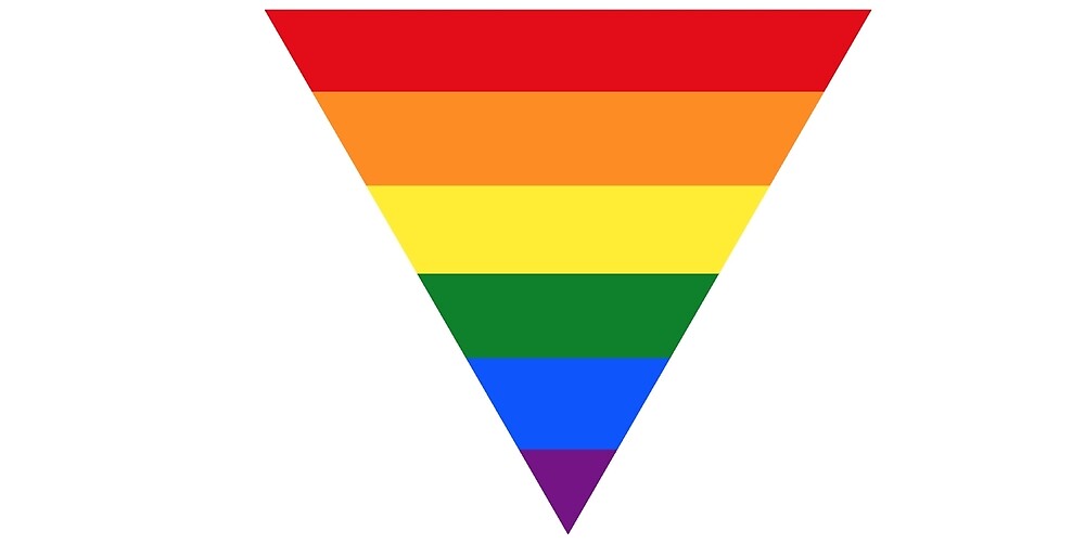 LGBT Triangle Symbol " by ShopofQueer | Redbubble