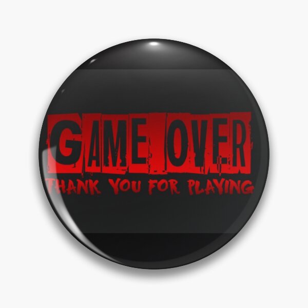 Item preview, game over design designed and sold by 33dreamworld33.
