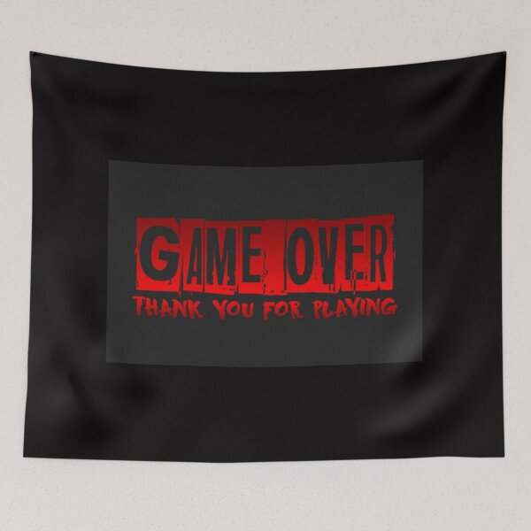 Item preview, game over design designed and sold by 33dreamworld33.