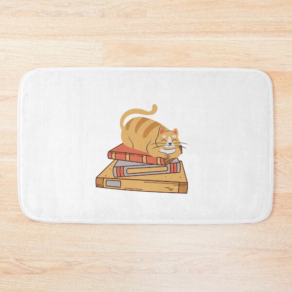 Item preview, Lazy Cat On A Stack Of Books designed and sold by With Graceful Purpose.