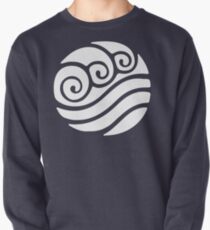 White Waterbending Emblem Pullover