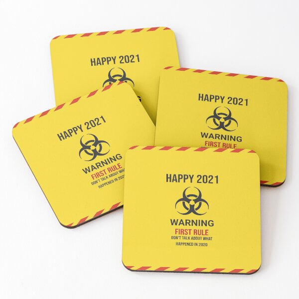 Item preview, Happy 2021 warning first rule of 2021 dont talk about what happened in 2020. designed and sold by tinypurpleland.