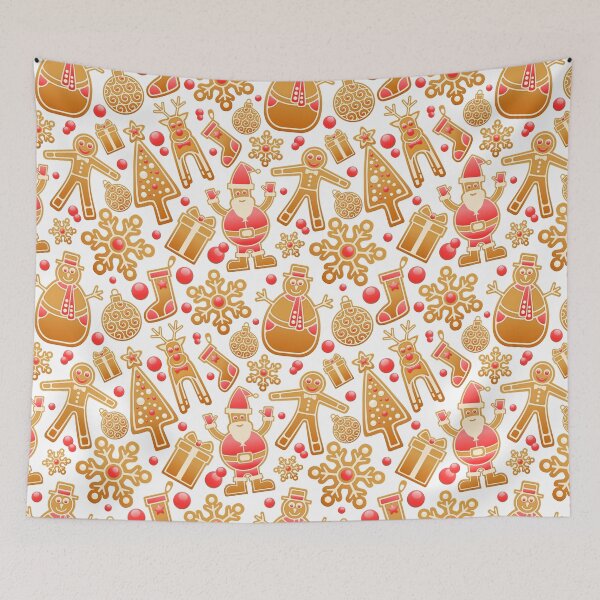 Item preview, Christmas Gingerbread Cookies Pattern designed and sold by 30-Merch.