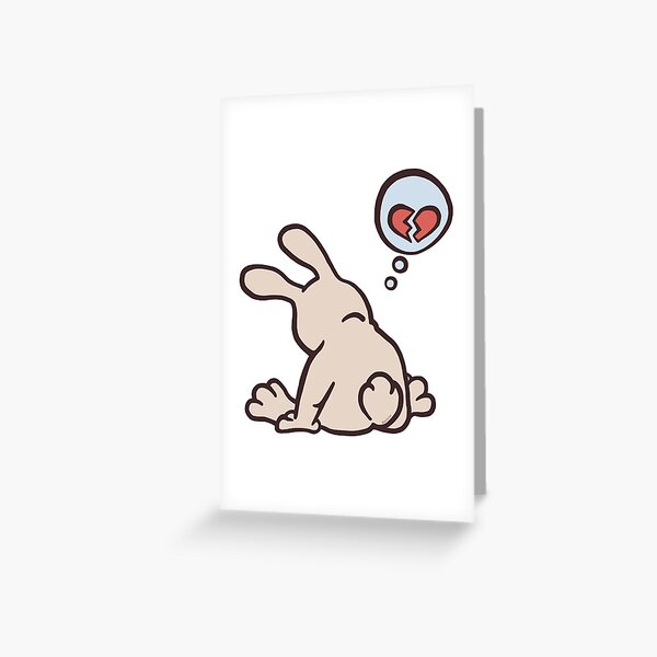 Item preview, Broken Heart Rabbit designed and sold by Onykyn.