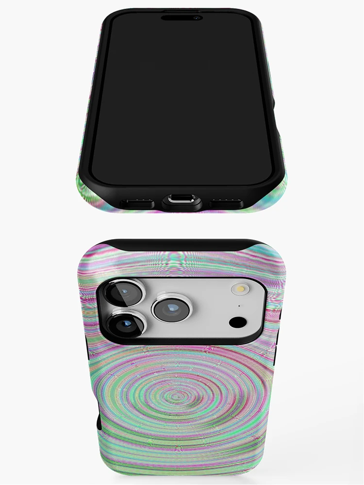 Thumbnail 3 of 4, iPhone Case, Cercles pattern designed and sold by AYACHI90.