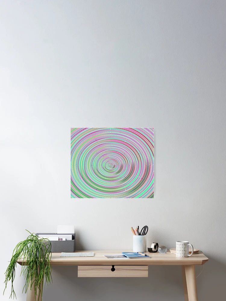 Thumbnail 2 of 3, Poster, Cercles pattern designed and sold by AYACHI90.