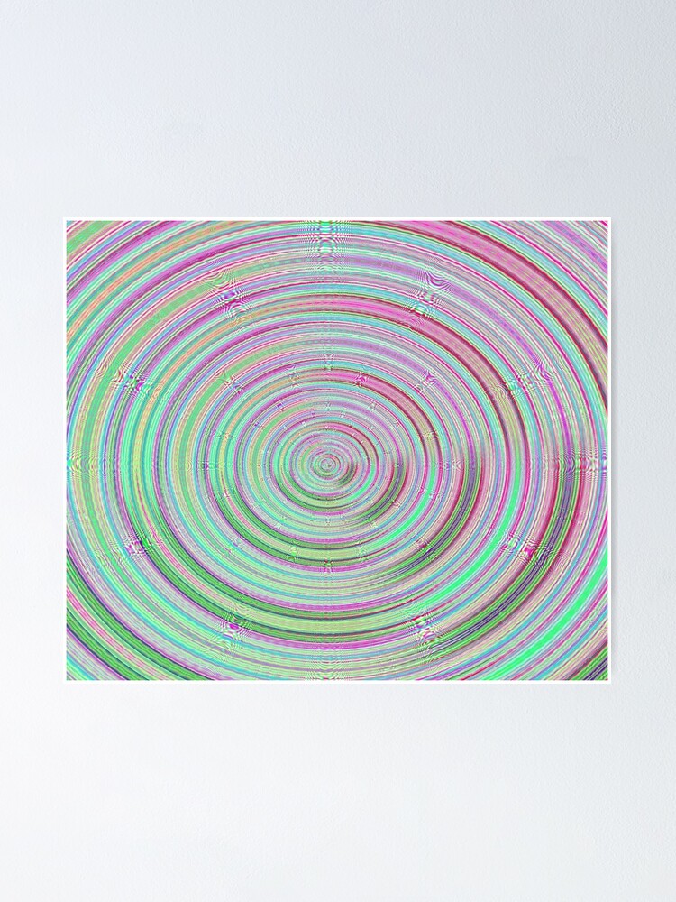 Thumbnail 1 of 3, Poster, Cercles pattern designed and sold by AYACHI90.