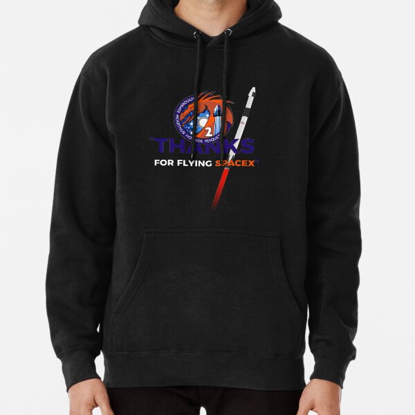 x nasa patch pullover hoodie