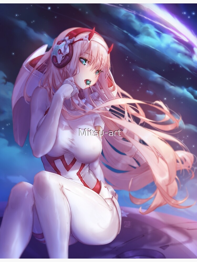 ZeroTwo | Darling in the Franxx by Mitsu-art