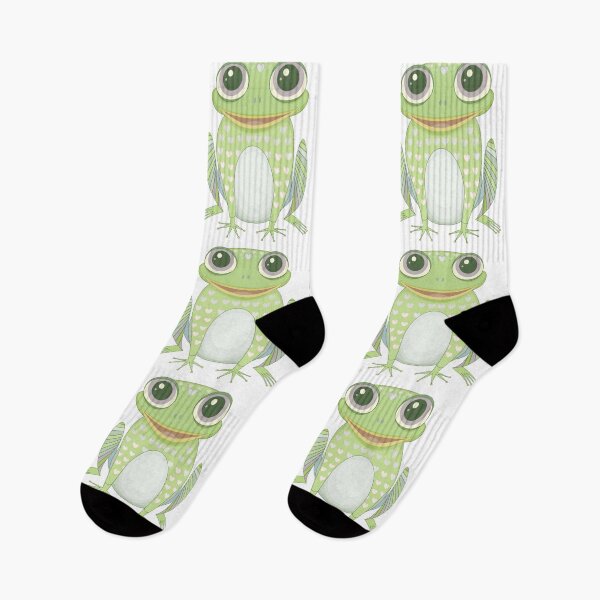 Item preview, Big Optimistic Frog designed and sold by Jean Gregory Evans.