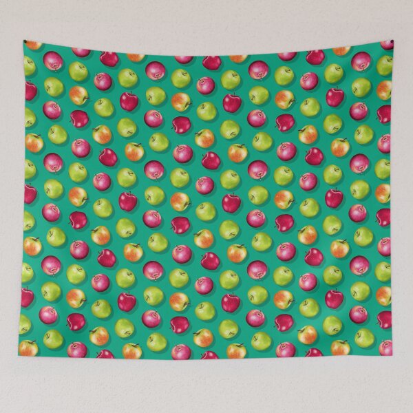Item preview, Apples in Red, Green & Teal designed and sold by somecallmebeth.