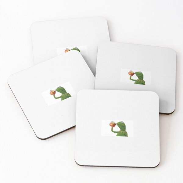 Item preview, Kermit drinking tea designed and sold by BriggmanNiles.