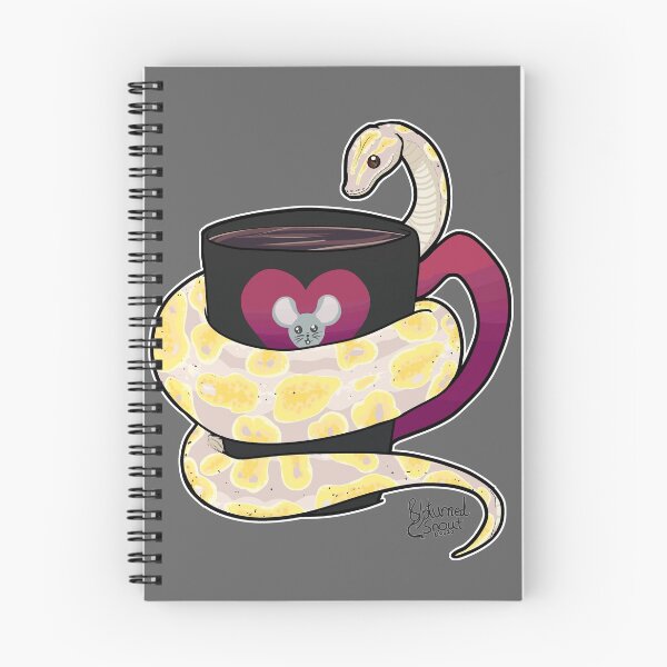 Item preview, Banana/Coral Glow Varient snake and cup designed and sold by UpturnedSnout.