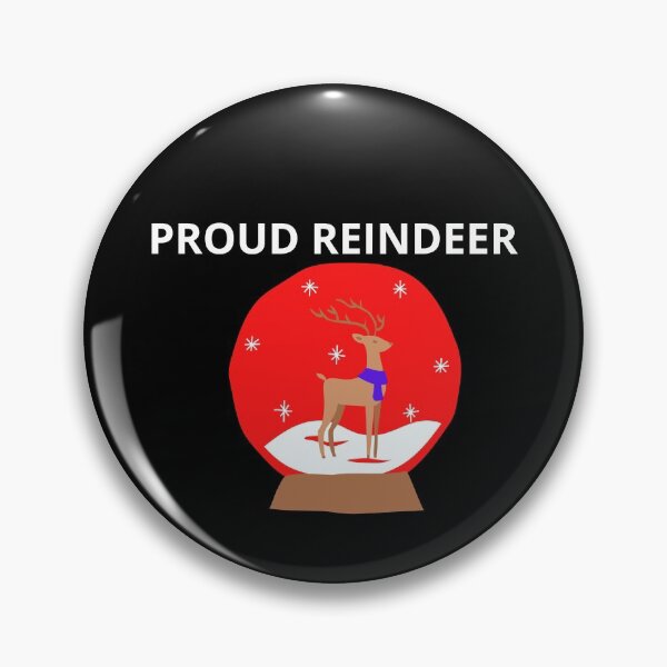Item preview, Proud reindeer (black) designed and sold by cute105.