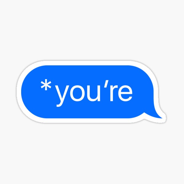 * vous êtes Sticker