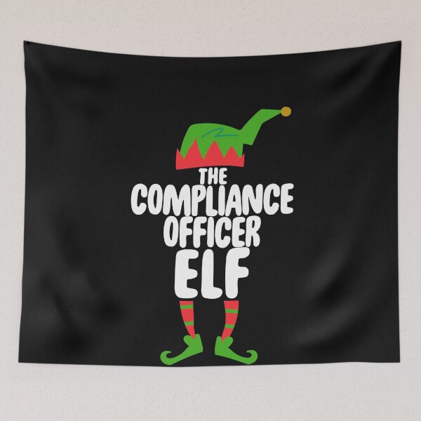 Item preview, Christmas Elf The Compliance Officer designed and sold by Bendthetrend.