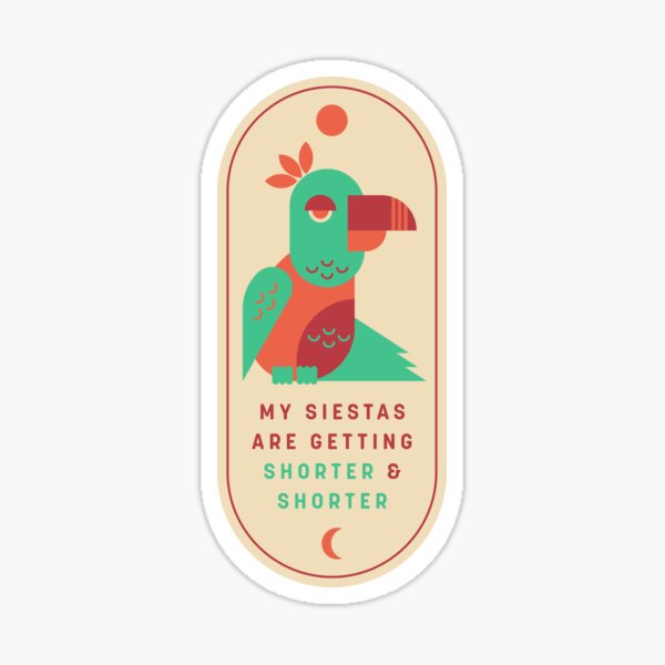 Siestas Sticker