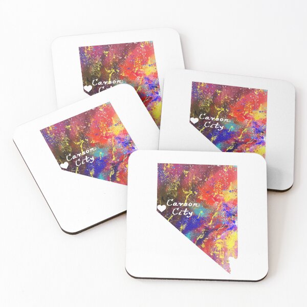 Item preview, Carson city love heart  Quote Art Design Inspira designed and sold by vividpixelusa.