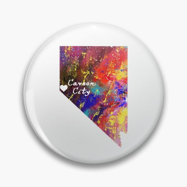 Item preview, Carson city love heart  Quote Art Design Inspira designed and sold by vividpixelusa.