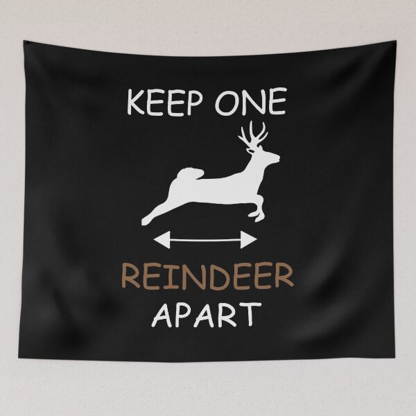 Item preview, Keep One Reindeer Apart designed and sold by Mathew Graphic.