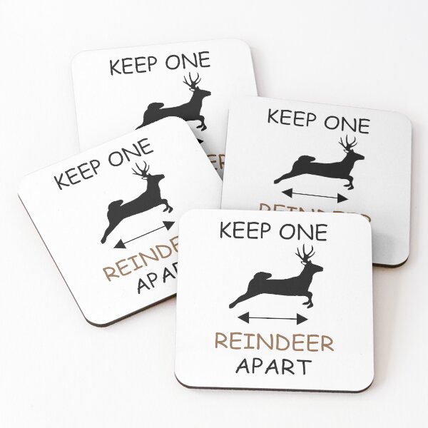 Item preview, Keep One Reindeer Apart designed and sold by Mathew Graphic.