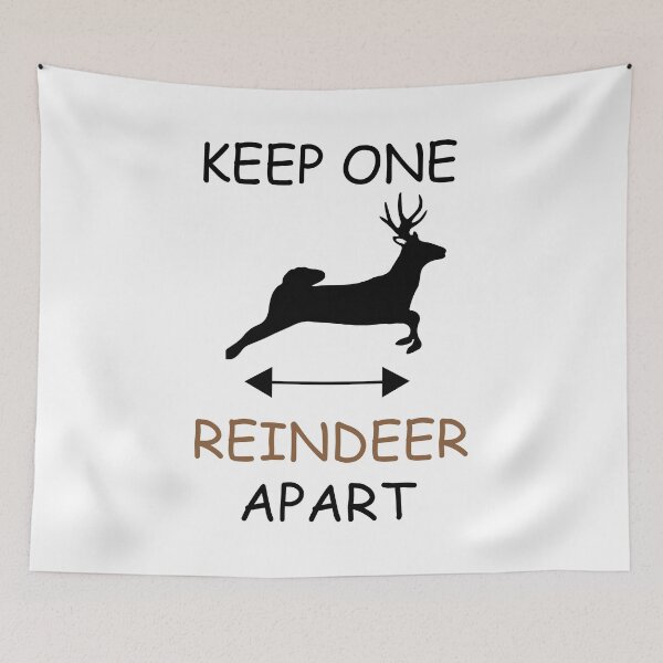 Item preview, Keep One Reindeer Apart designed and sold by Mathew Graphic.