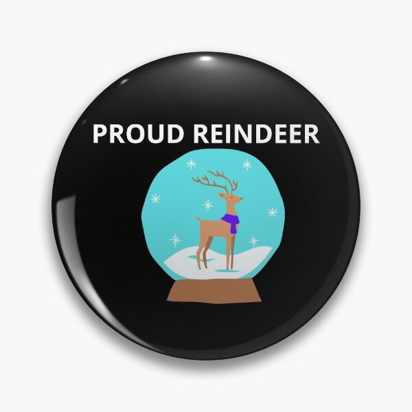 Item preview,  Proud reindeer (blue) designed and sold by cute105.