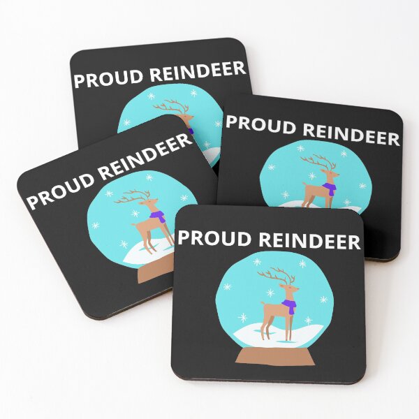 Item preview,  Proud reindeer (blue) designed and sold by cute105.