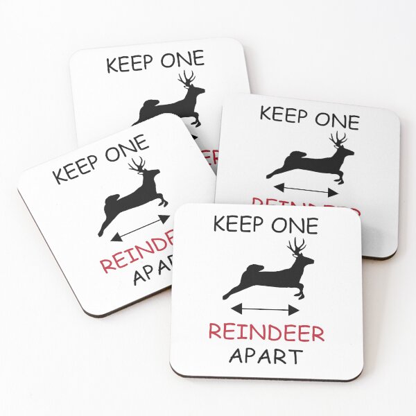 Item preview, Keep One Reindeer Apart designed and sold by Mathew Graphic.