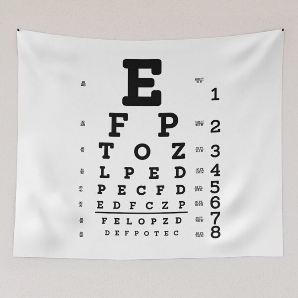 Item preview, Eye Sight Chart designed and sold by Original Cheddar.