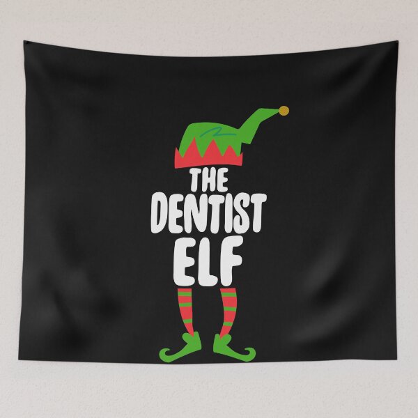 Item preview, Christmas Elf The Dentist Elf designed and sold by Bendthetrend.
