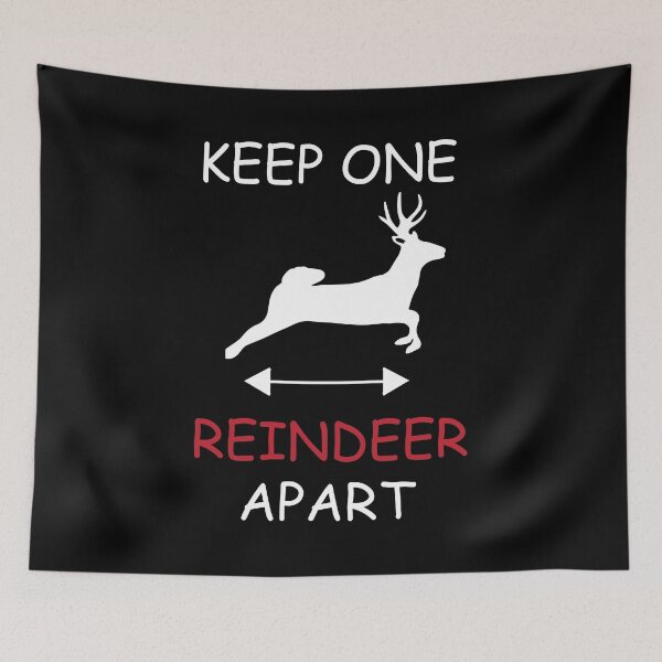 Item preview, Keep One Reindeer Apart designed and sold by Mathew Graphic.