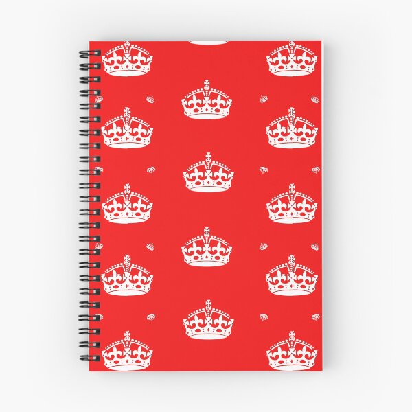 Item preview, Royal Crown 1 in White on Red designed and sold by AlteredAtelier.