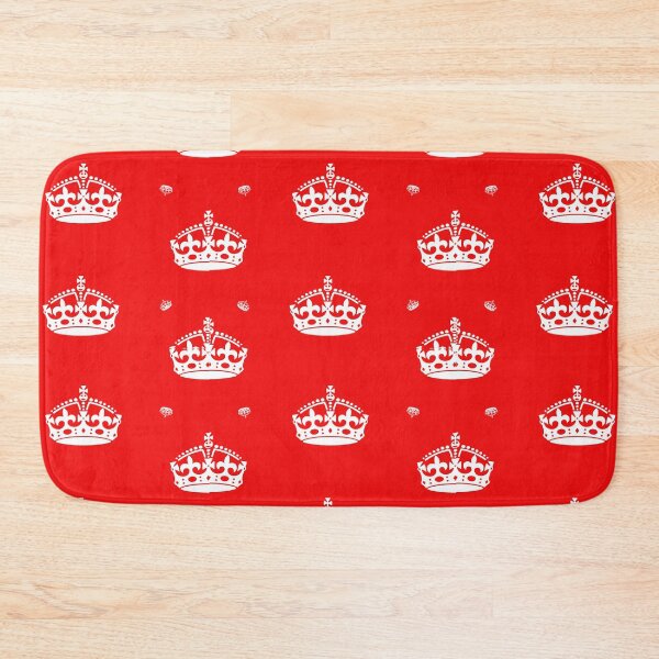 Item preview, Royal Crown 1 in White on Red designed and sold by AlteredAtelier.